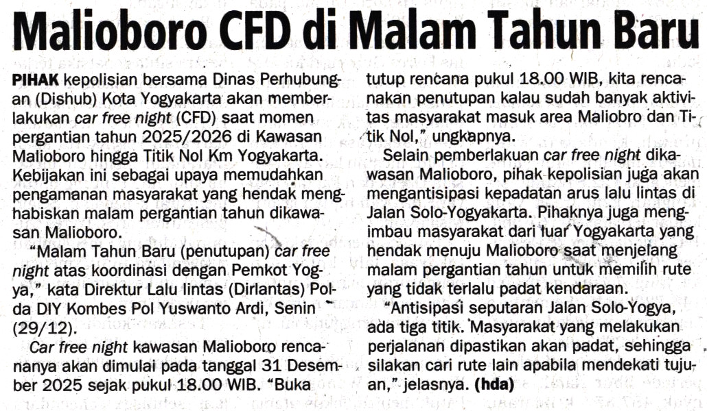 Kliping jogja terbaru