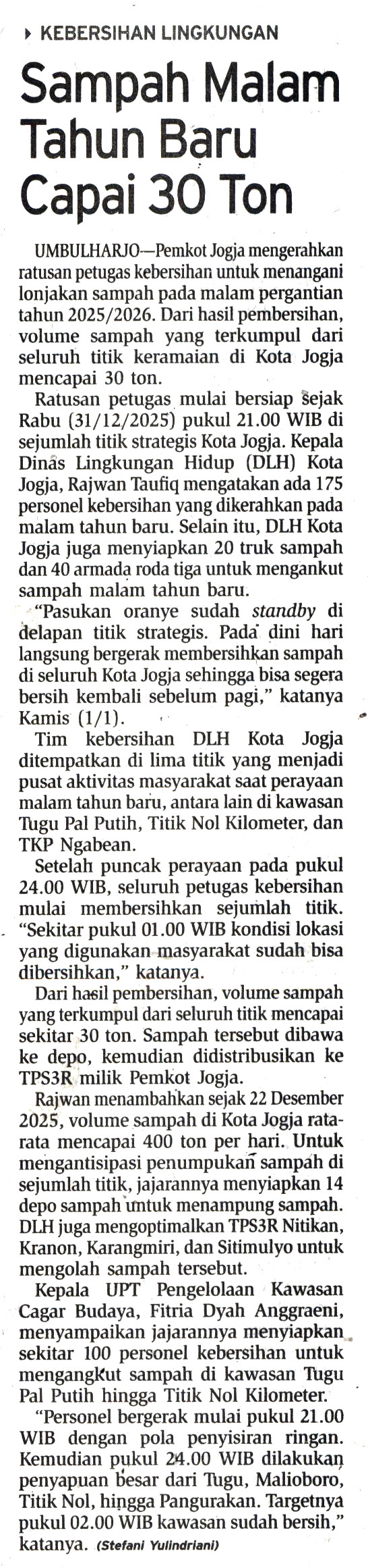 Kliping jogja terbaru