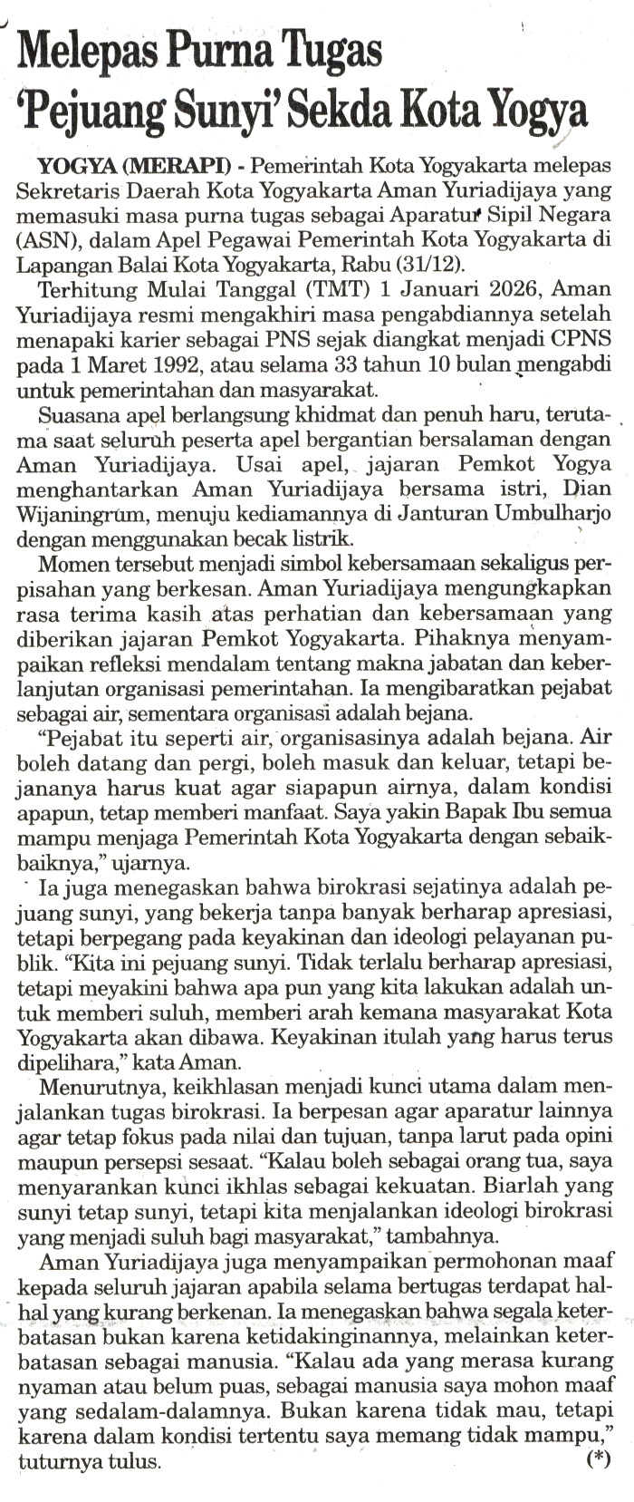 Kliping jogja terbaru