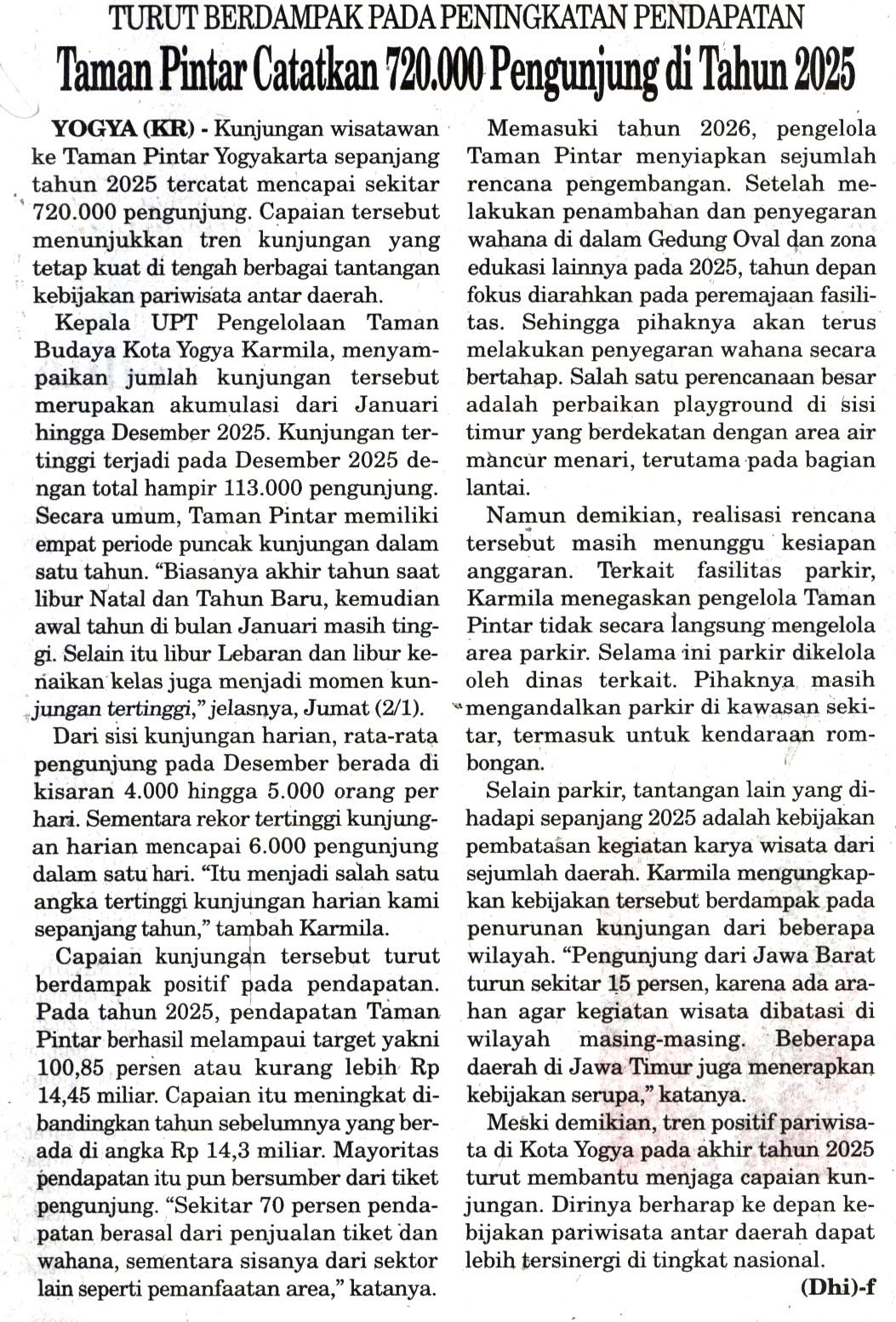 Kliping jogja terbaru
