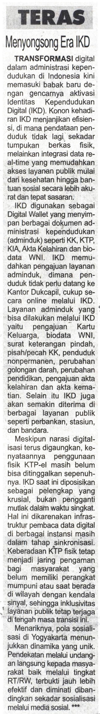 Kliping jogja terbaru