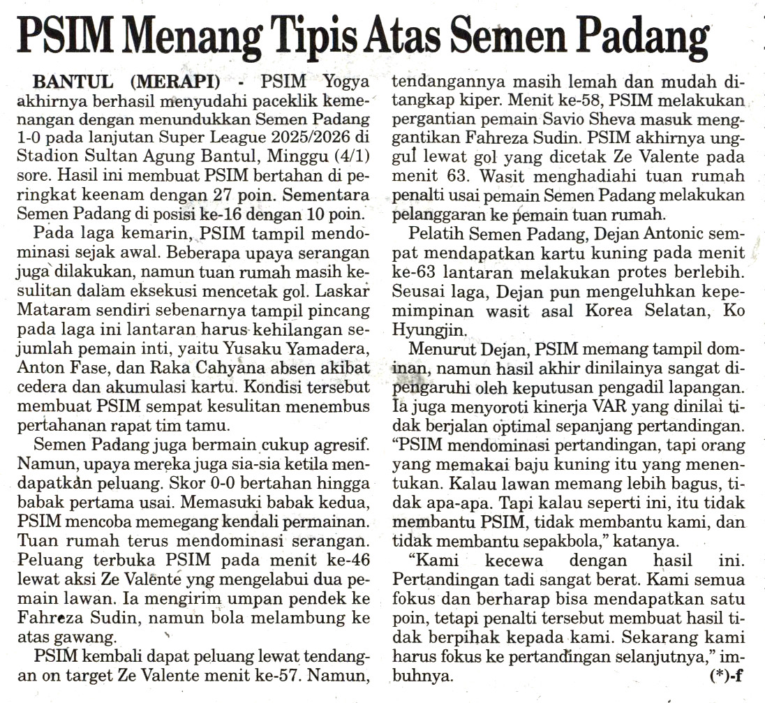 Kliping jogja terbaru
