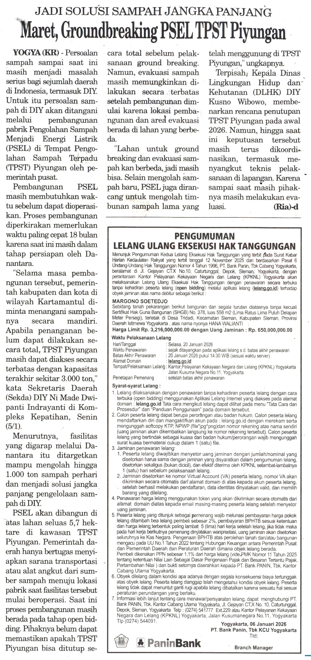 Kliping jogja terbaru