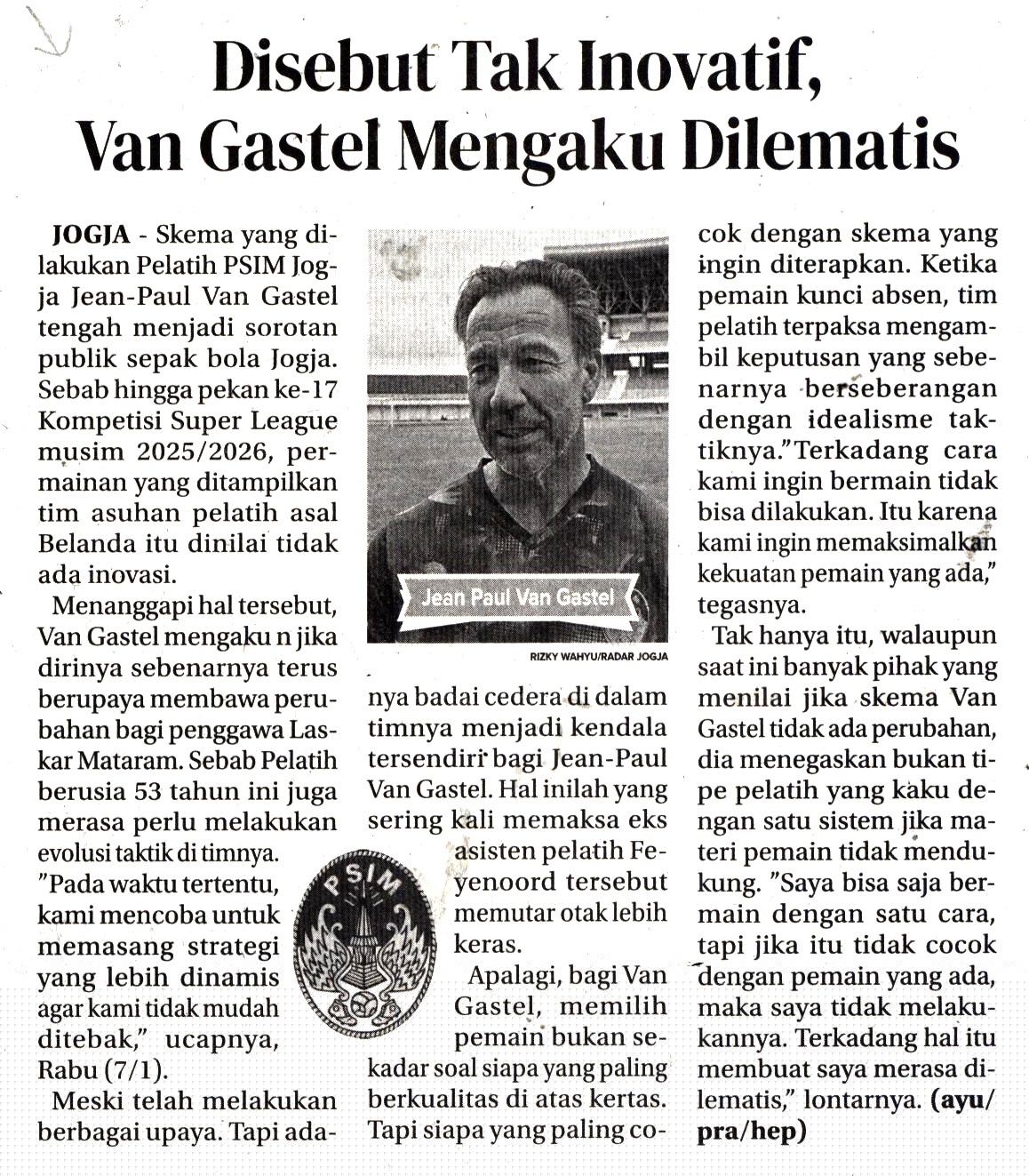 Kliping jogja terbaru