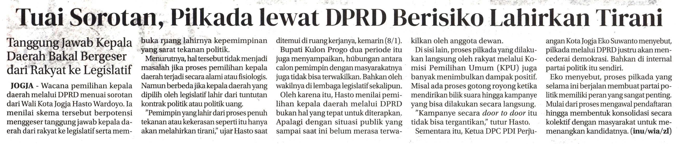 Kliping jogja terbaru