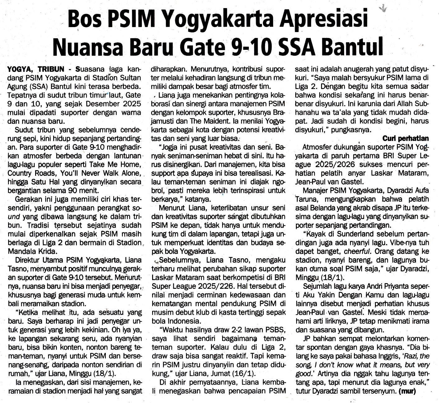 Kliping jogja terbaru