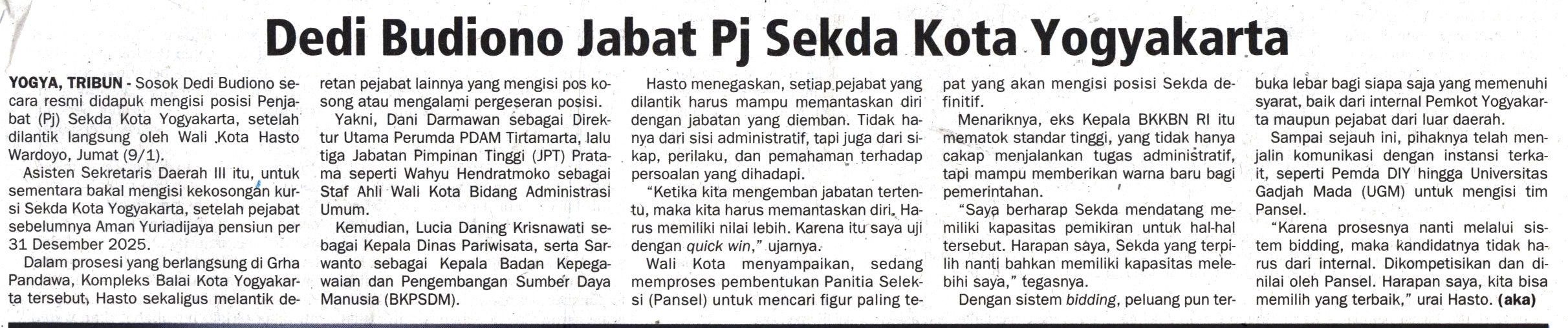Kliping jogja terbaru
