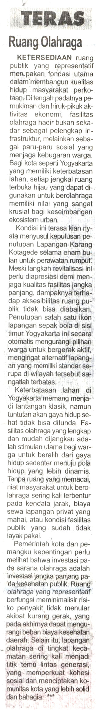 Kliping jogja terbaru