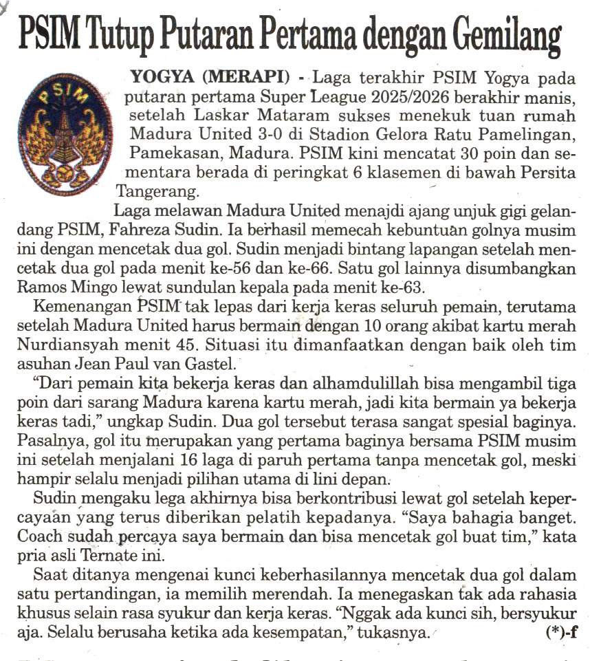 Kliping jogja terbaru