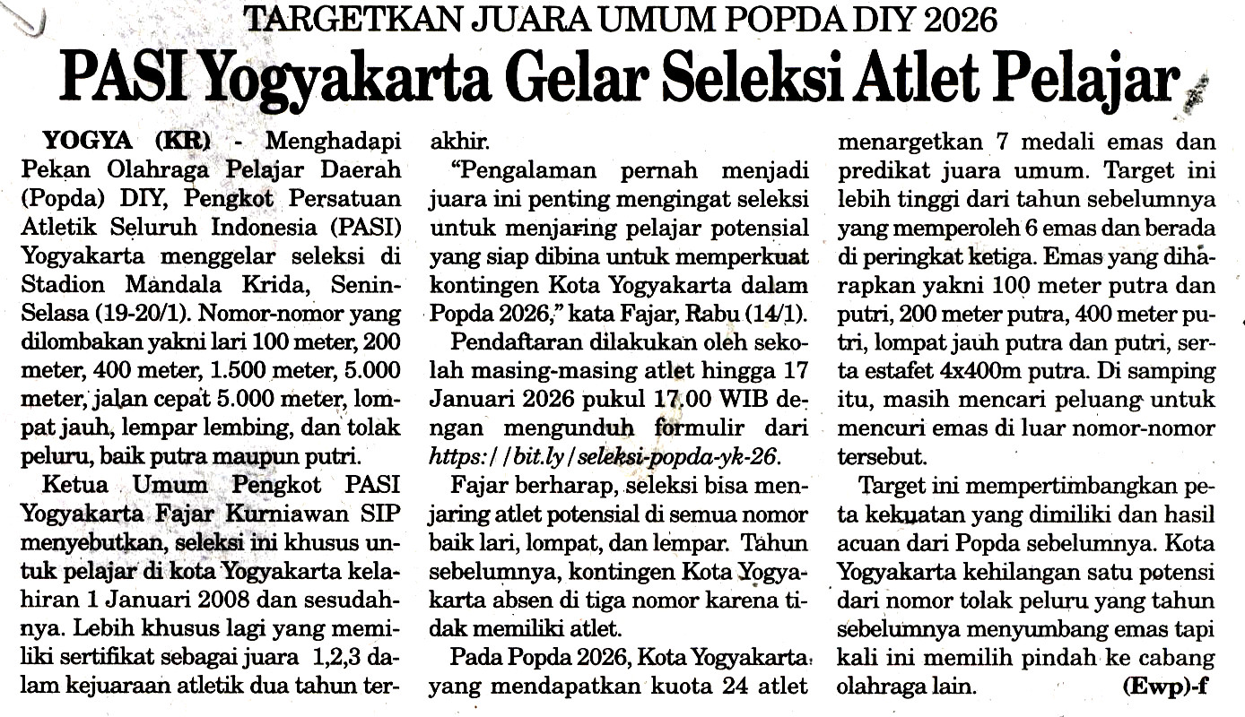 Kliping jogja terbaru