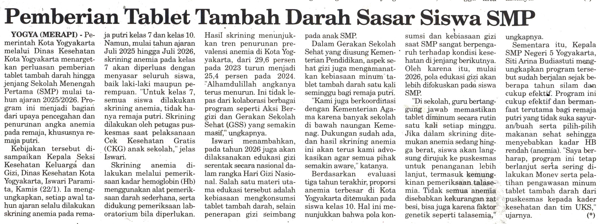 Kliping jogja terbaru