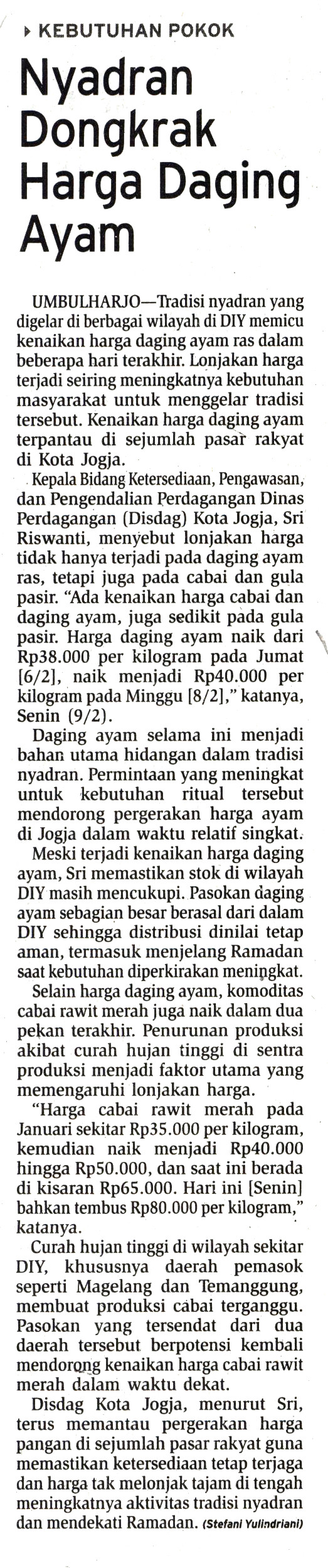 Kliping jogja terbaru
