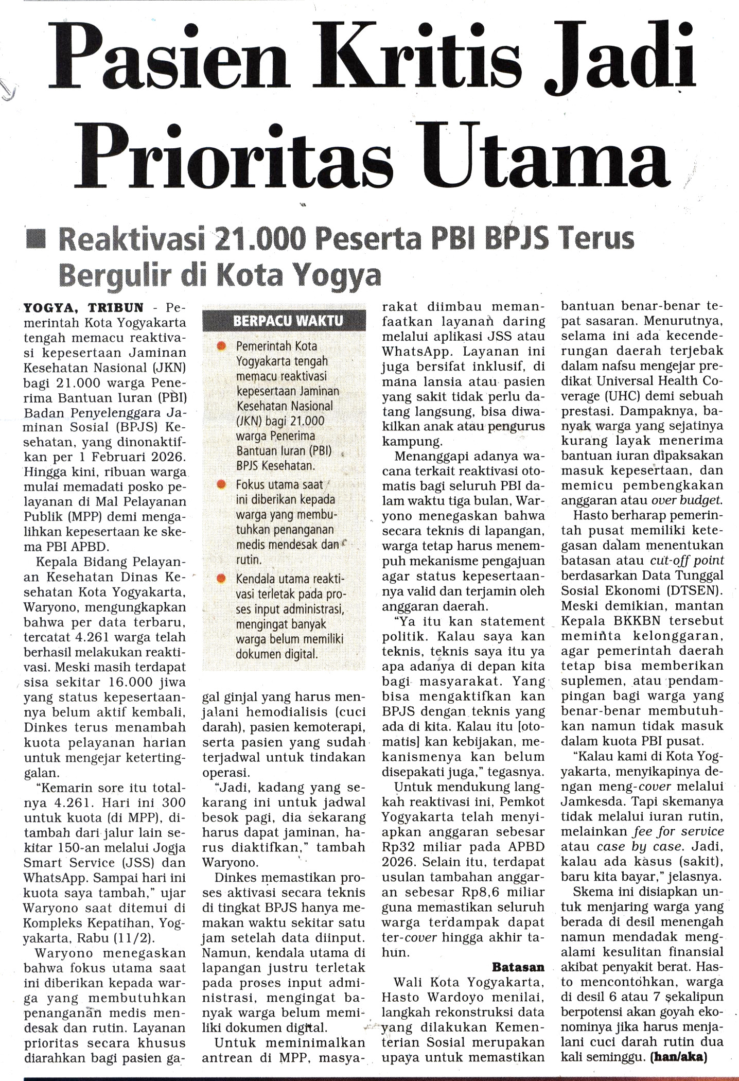 Kliping jogja terbaru