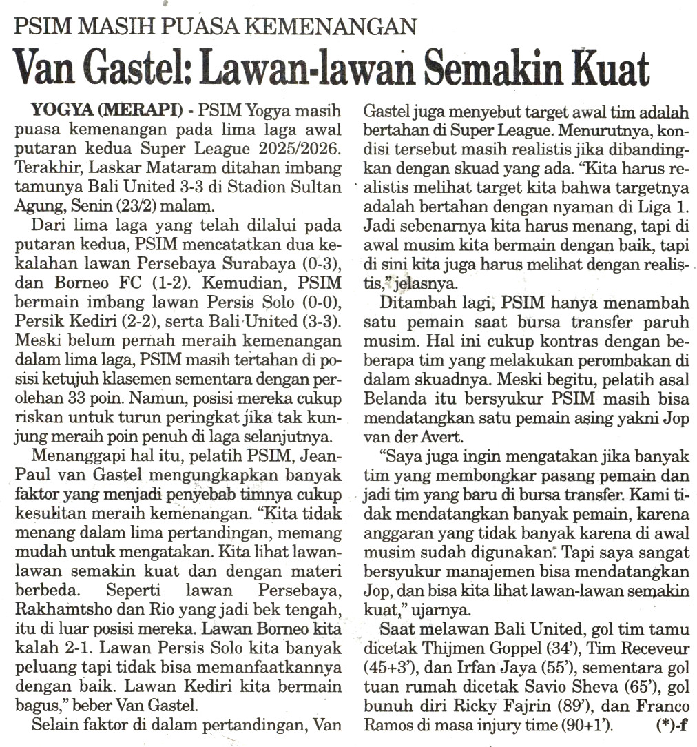 Kliping jogja terbaru
