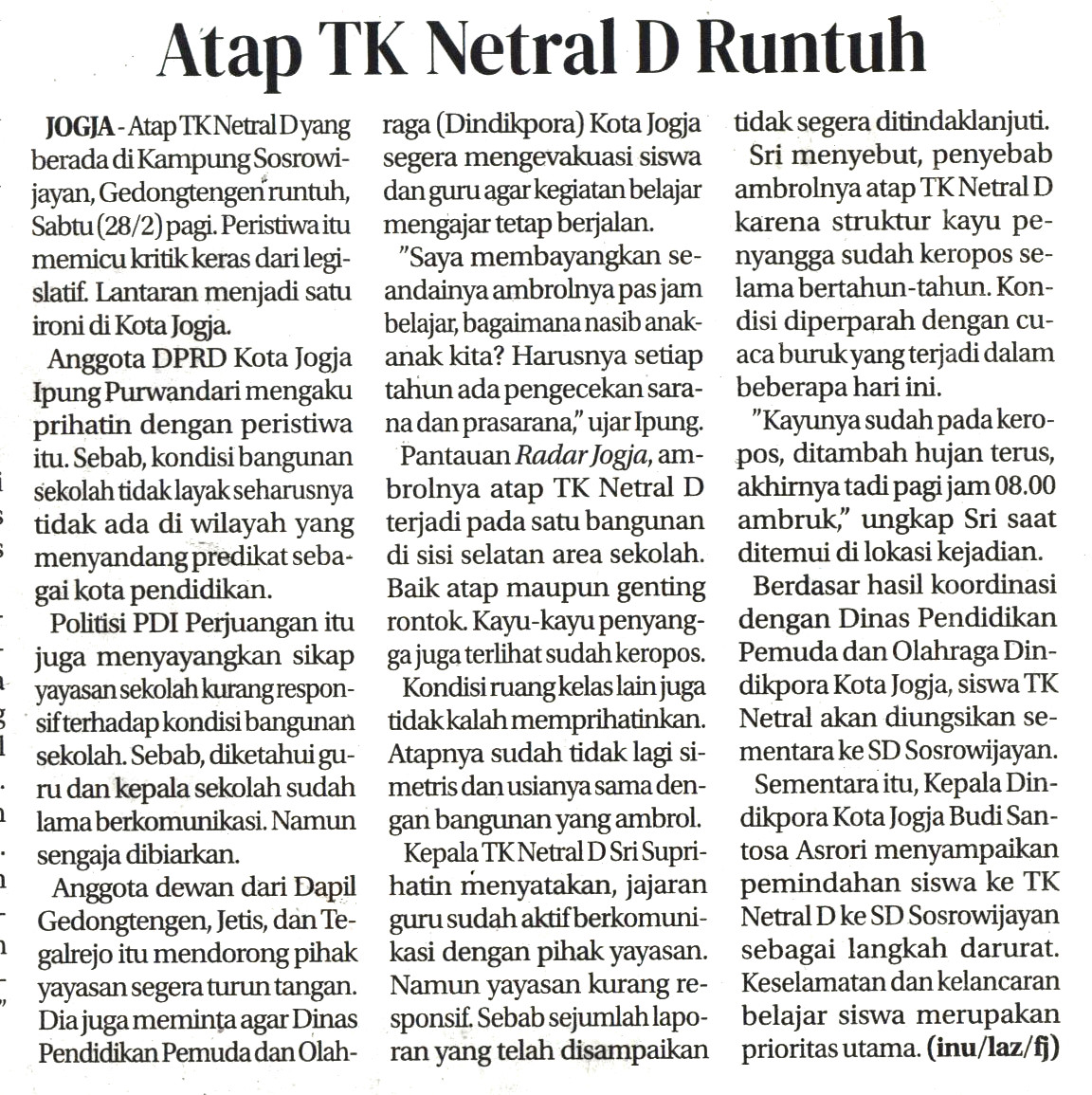 Kliping jogja terbaru