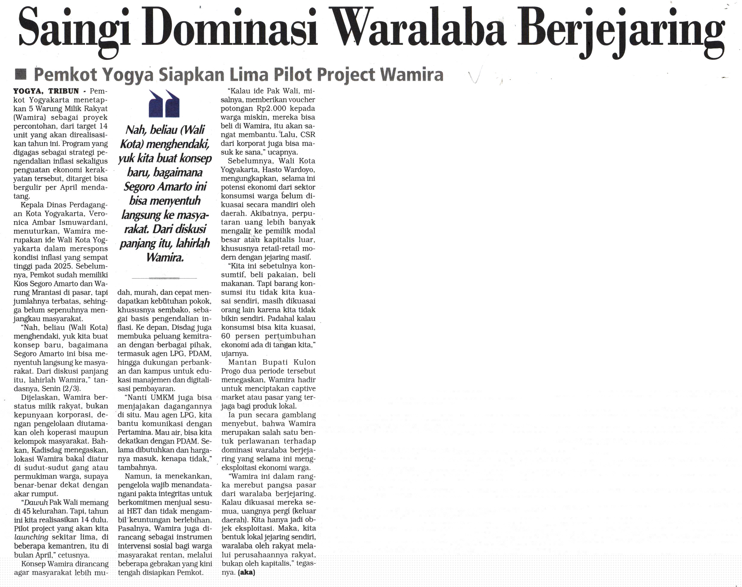 Kliping jogja terbaru