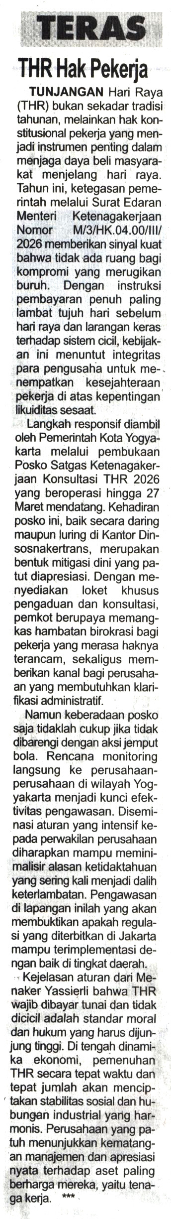 Kliping jogja terbaru