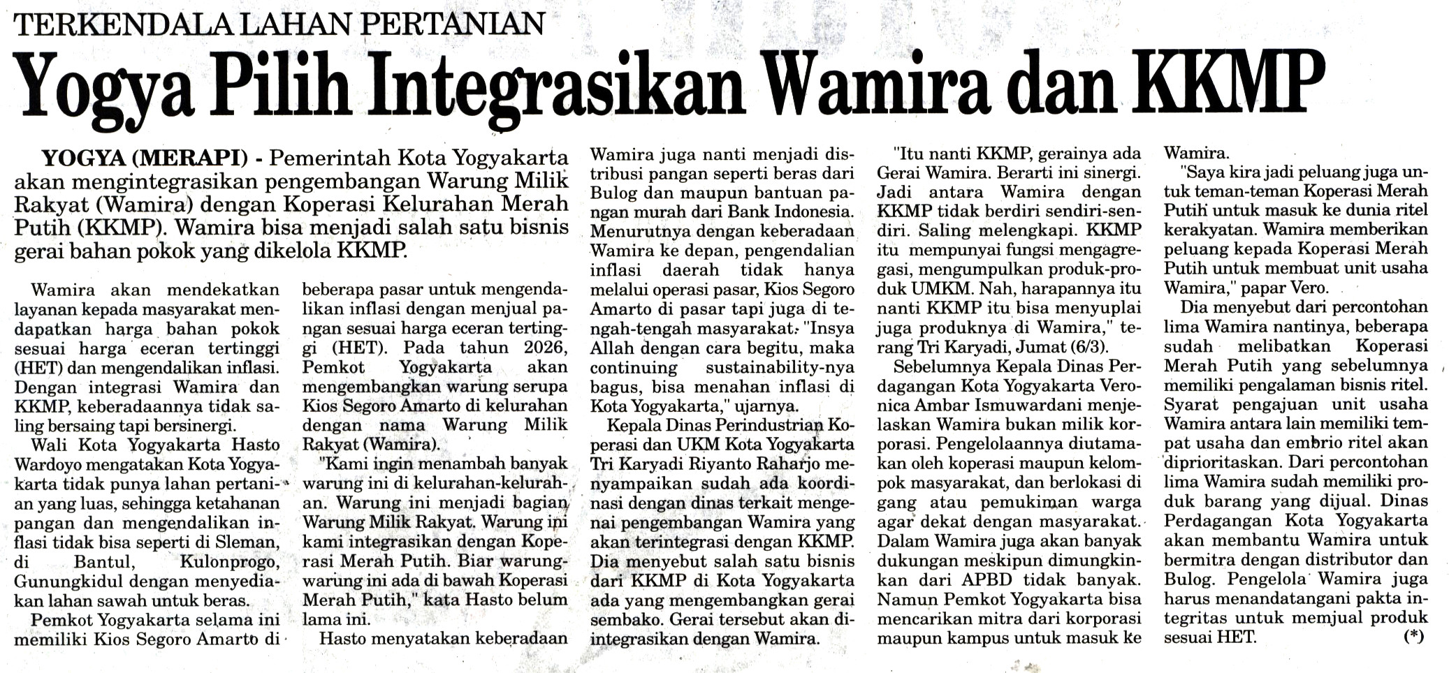 Kliping jogja terbaru