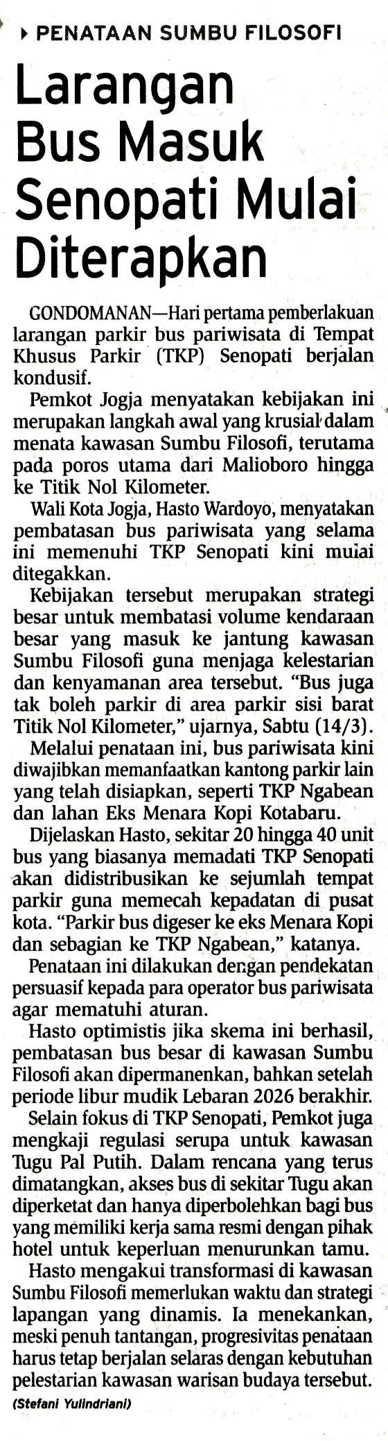 Kliping jogja terbaru