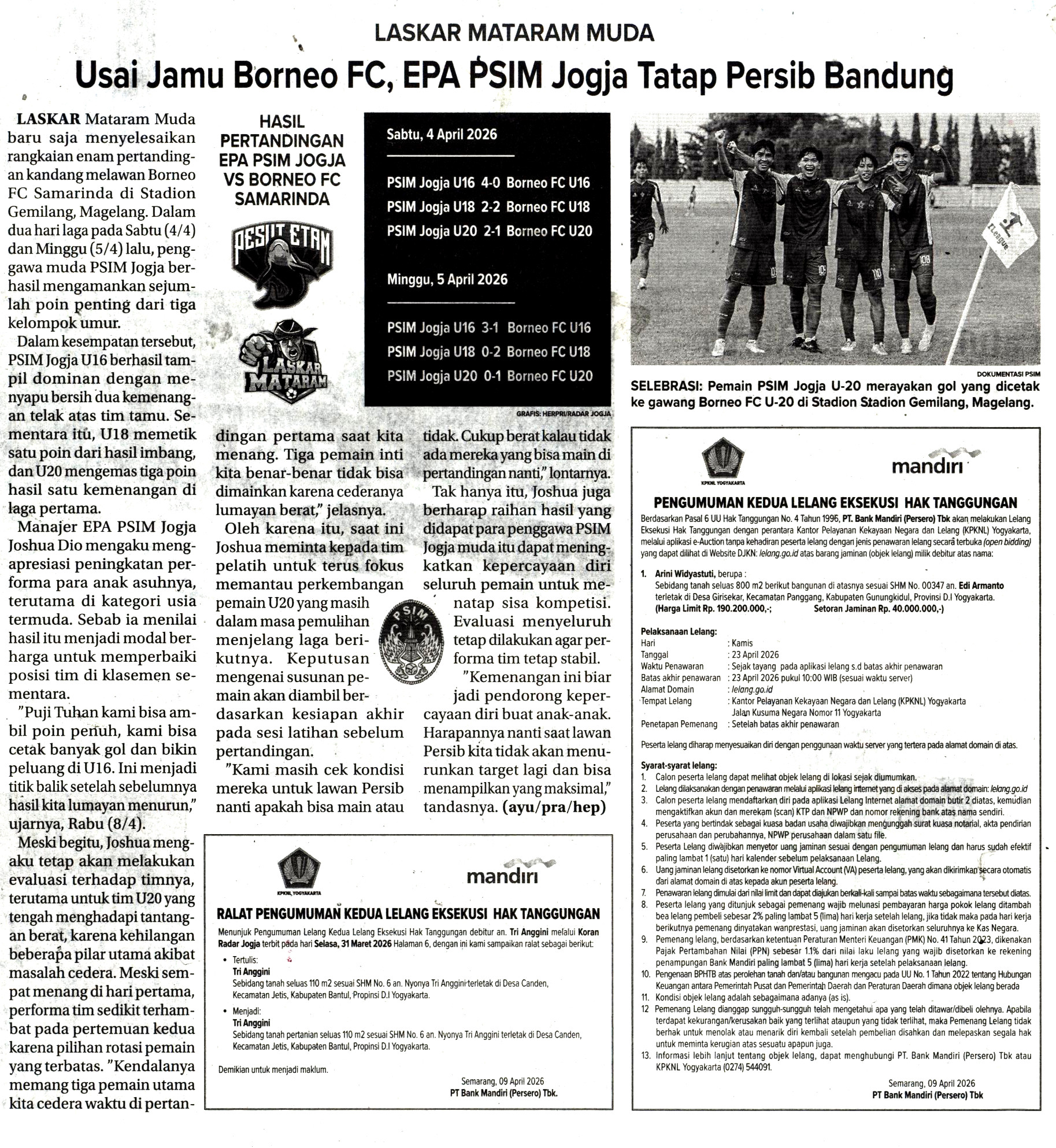 Kliping jogja terbaru