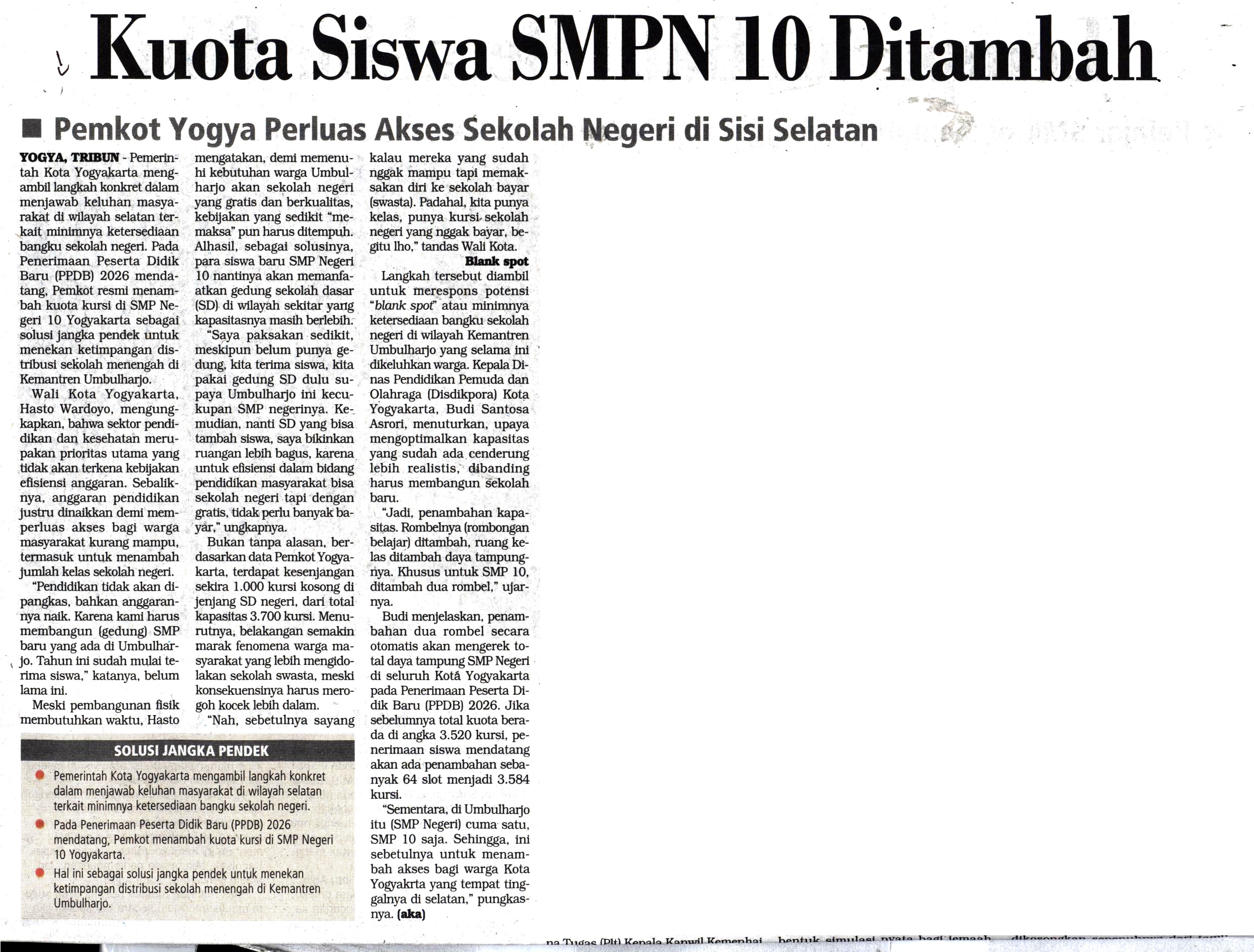 Kliping jogja terbaru