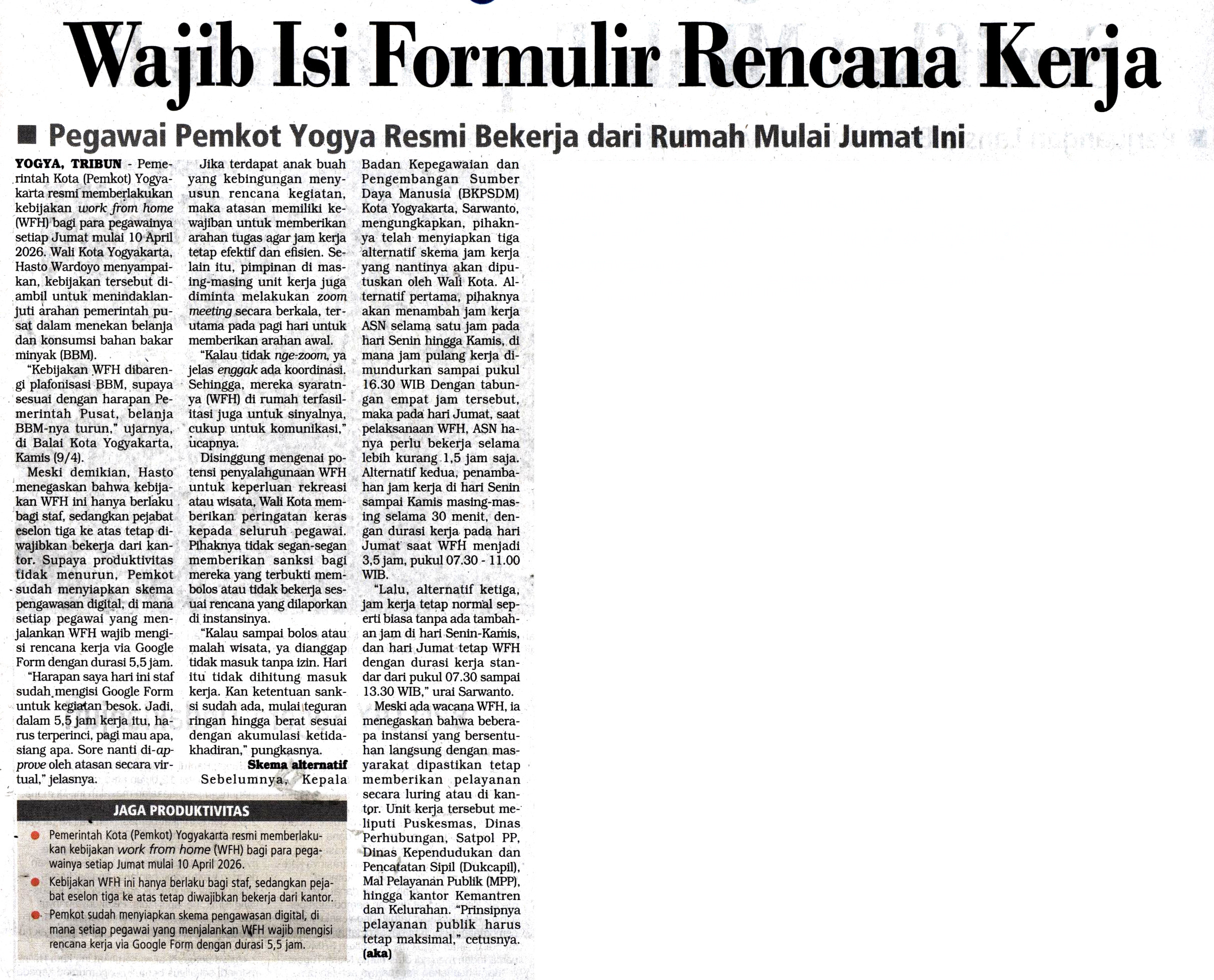 Kliping jogja terbaru