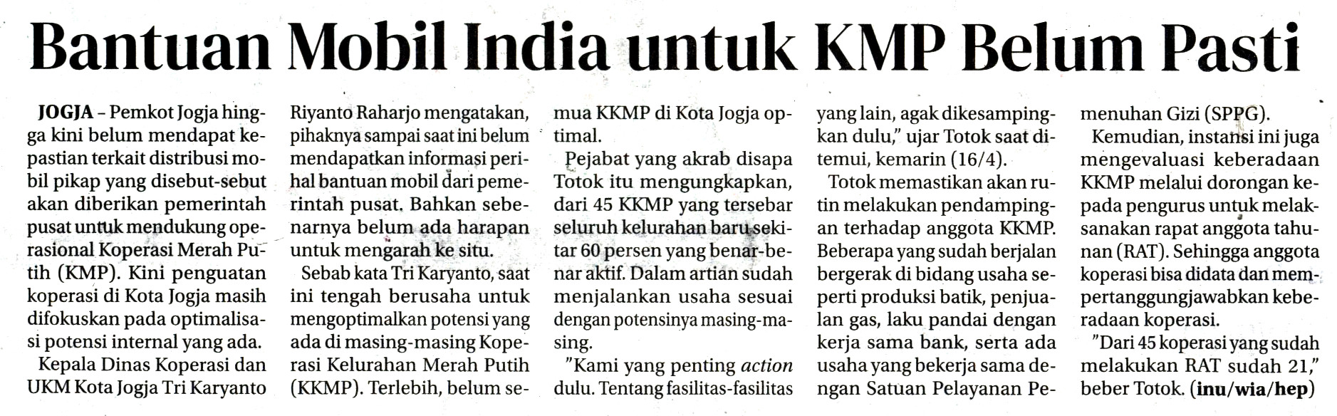 Kliping jogja terbaru