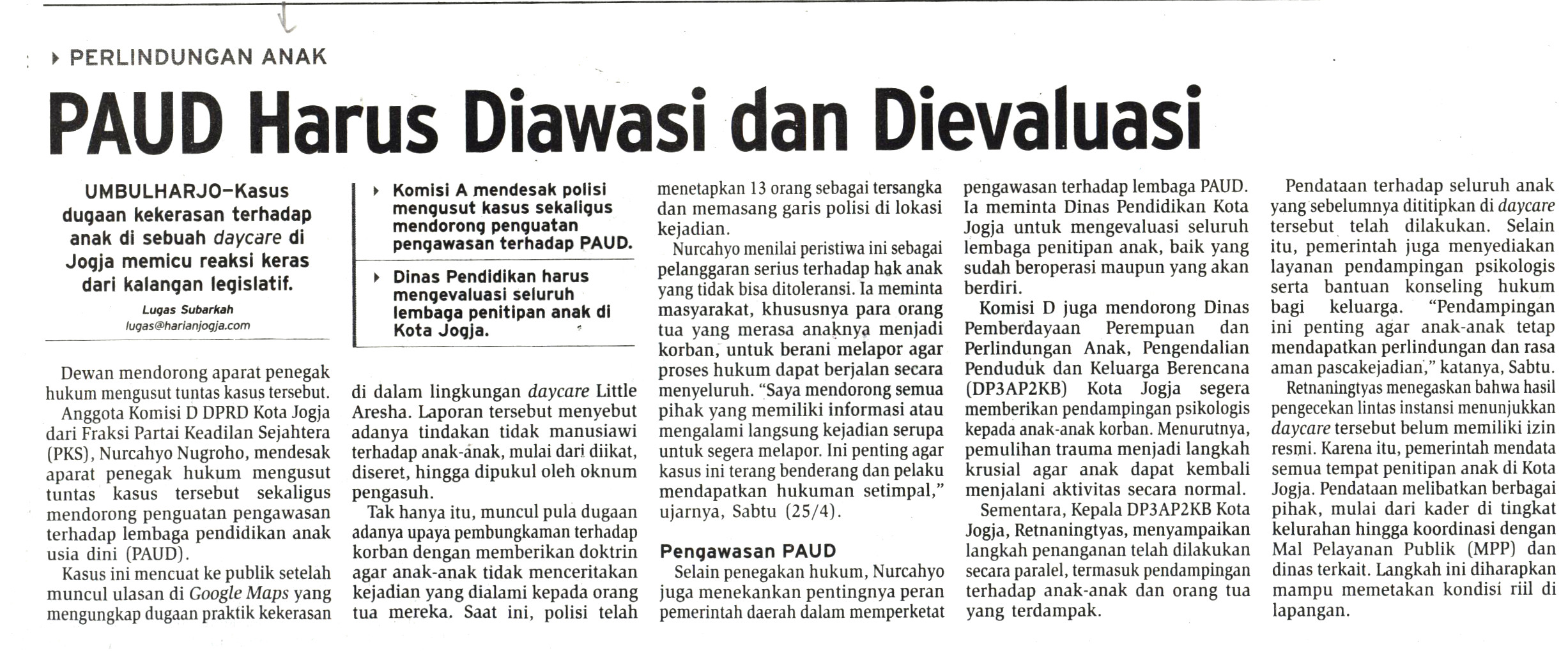 Kliping jogja terbaru