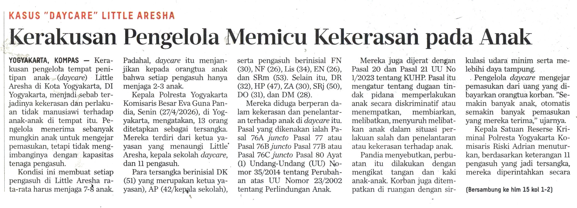 Kliping jogja terbaru