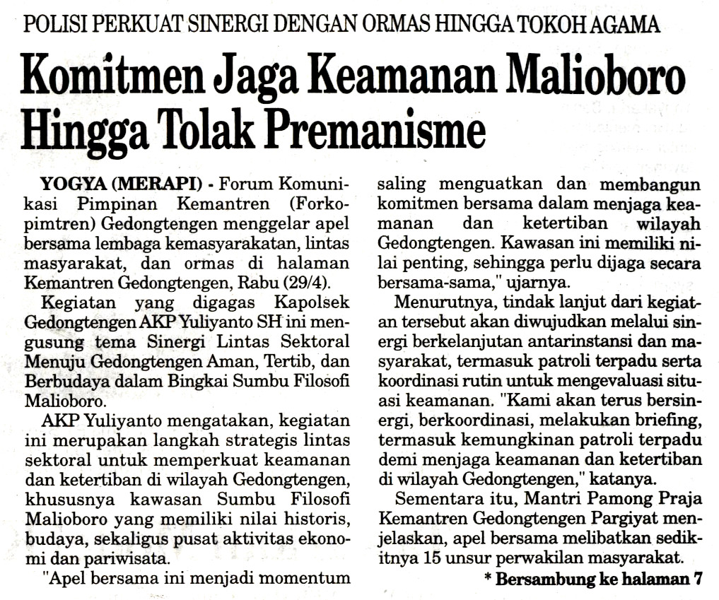 Kliping jogja terbaru