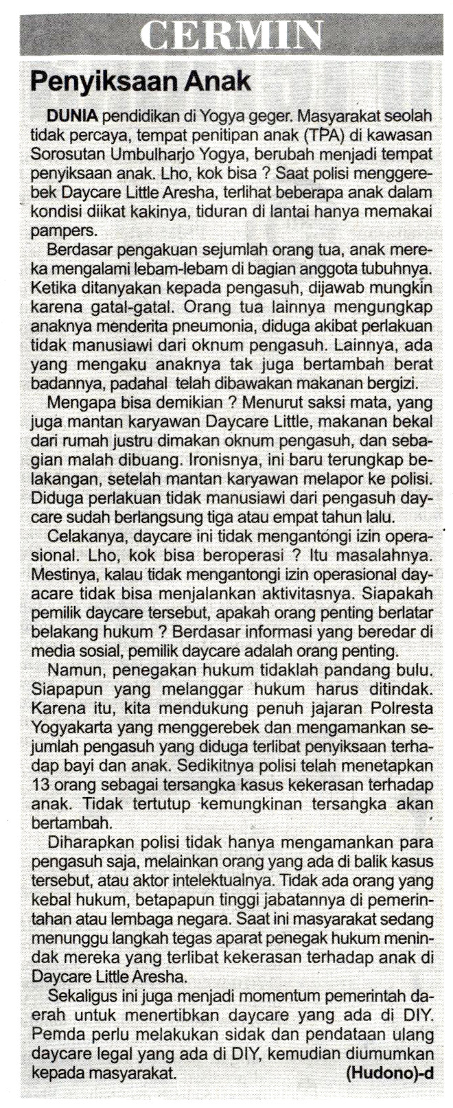 Kliping jogja terbaru