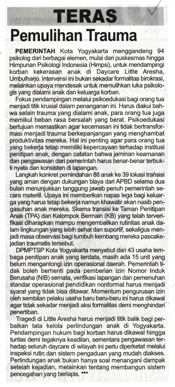 Kliping jogja terbaru