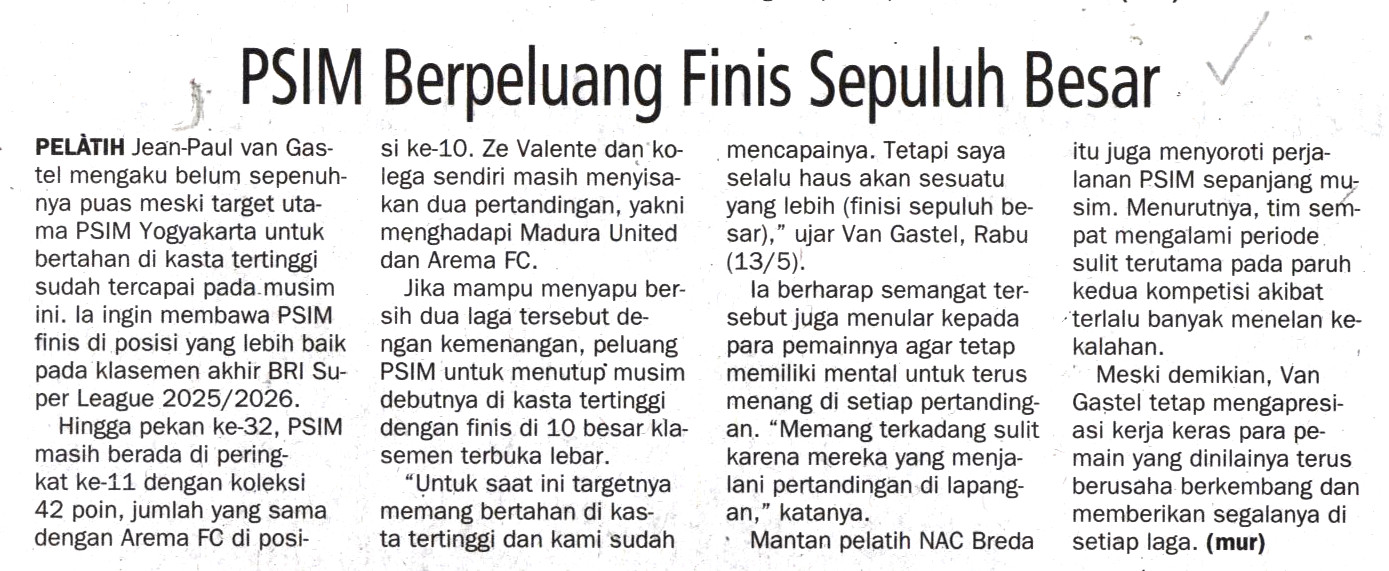 Kliping jogja terbaru