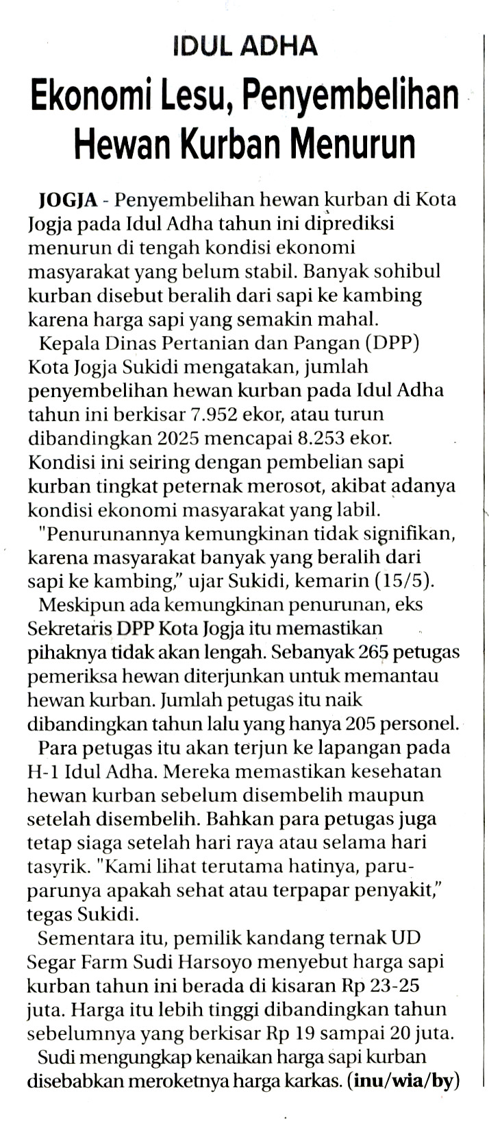 Kliping jogja terbaru