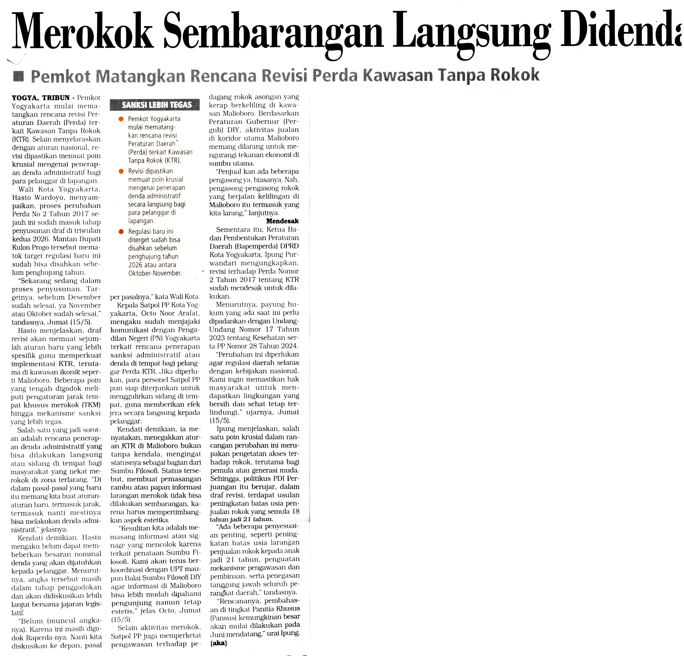 Kliping jogja terbaru