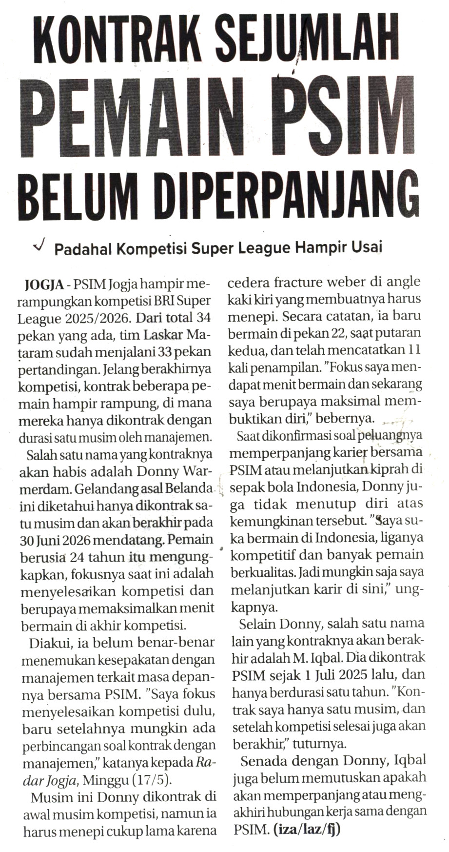Kliping jogja terbaru