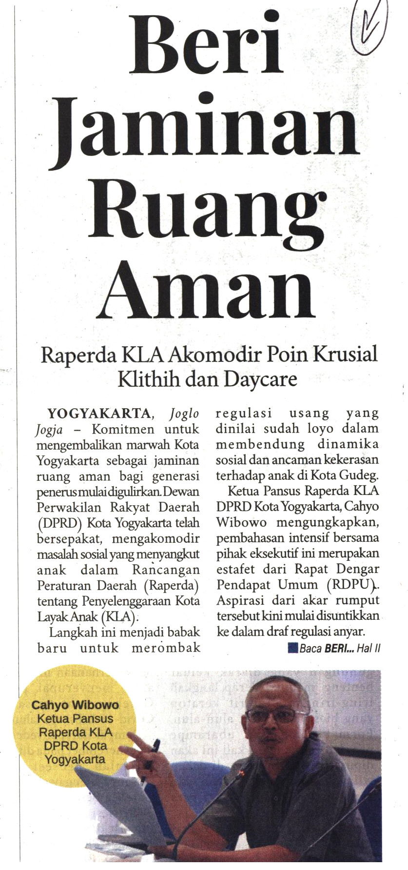 Kliping jogja terbaru