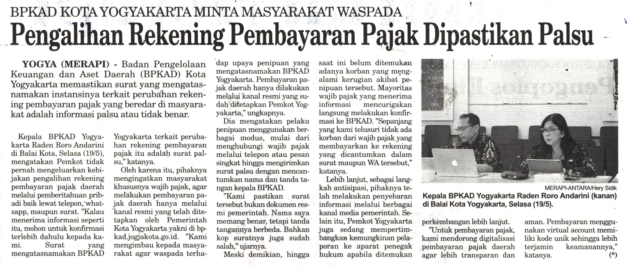 Kliping jogja terbaru