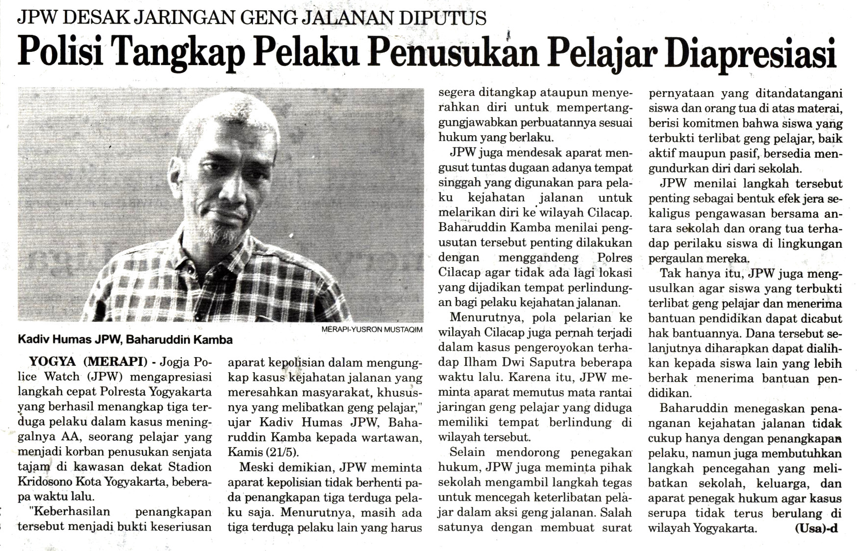 Kliping jogja terbaru