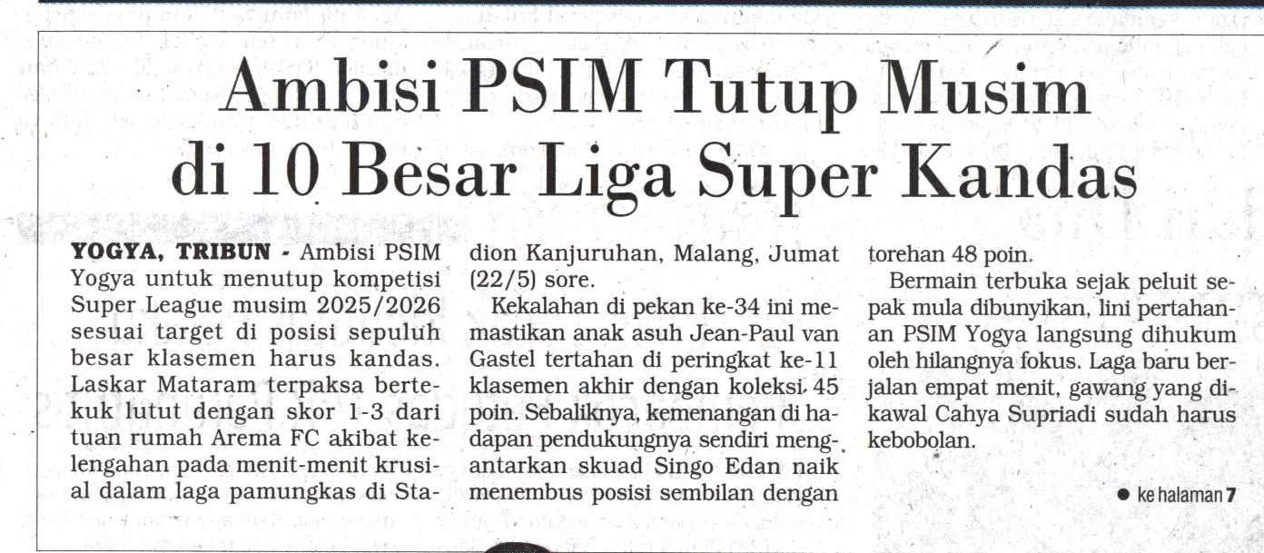 Kliping jogja terbaru