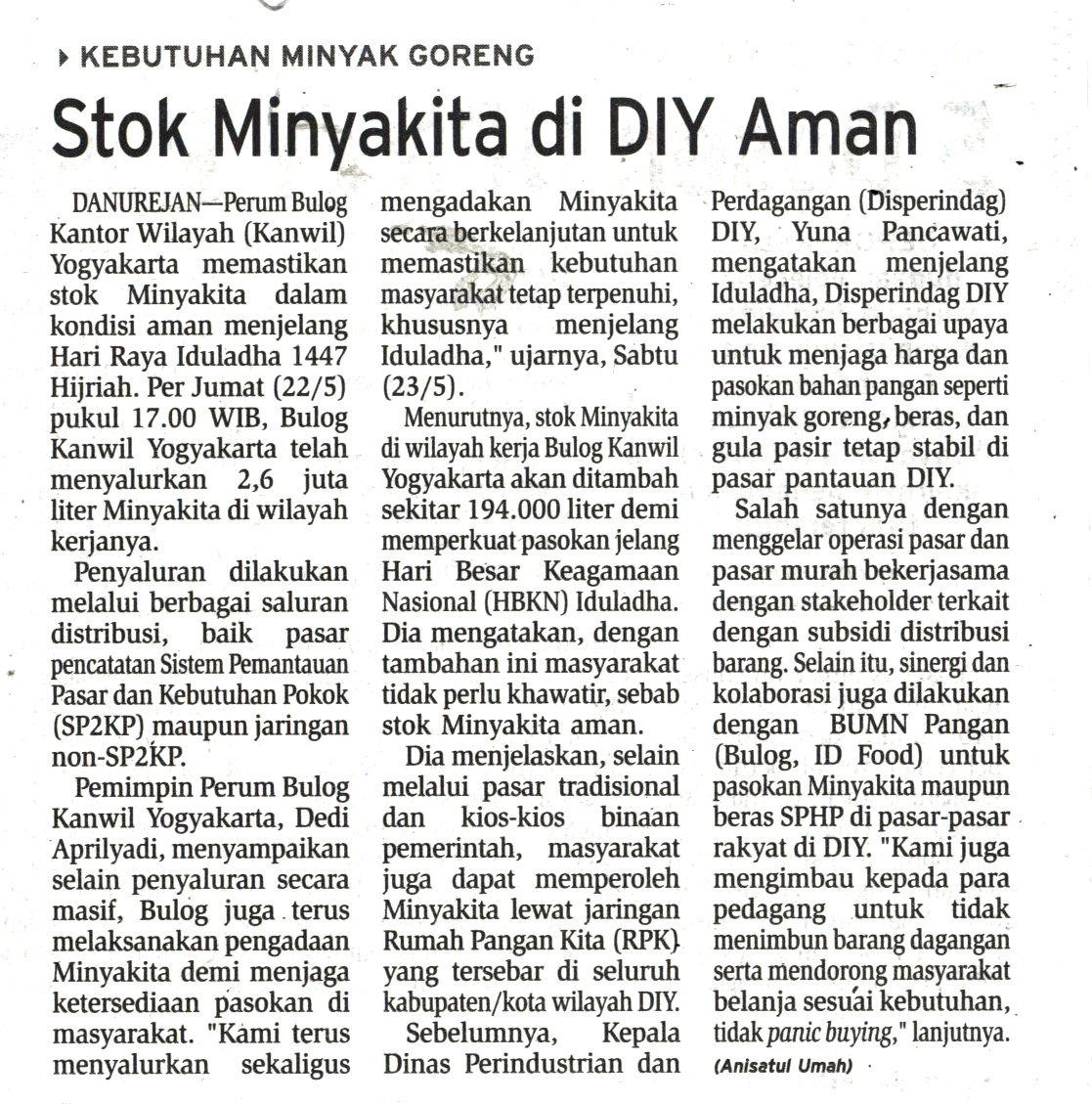 Kliping jogja terbaru
