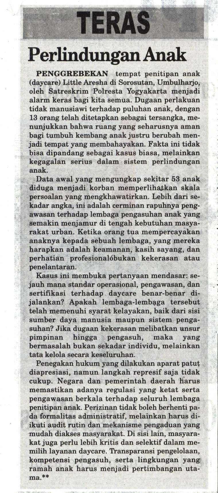 Kliping jogja terbaru