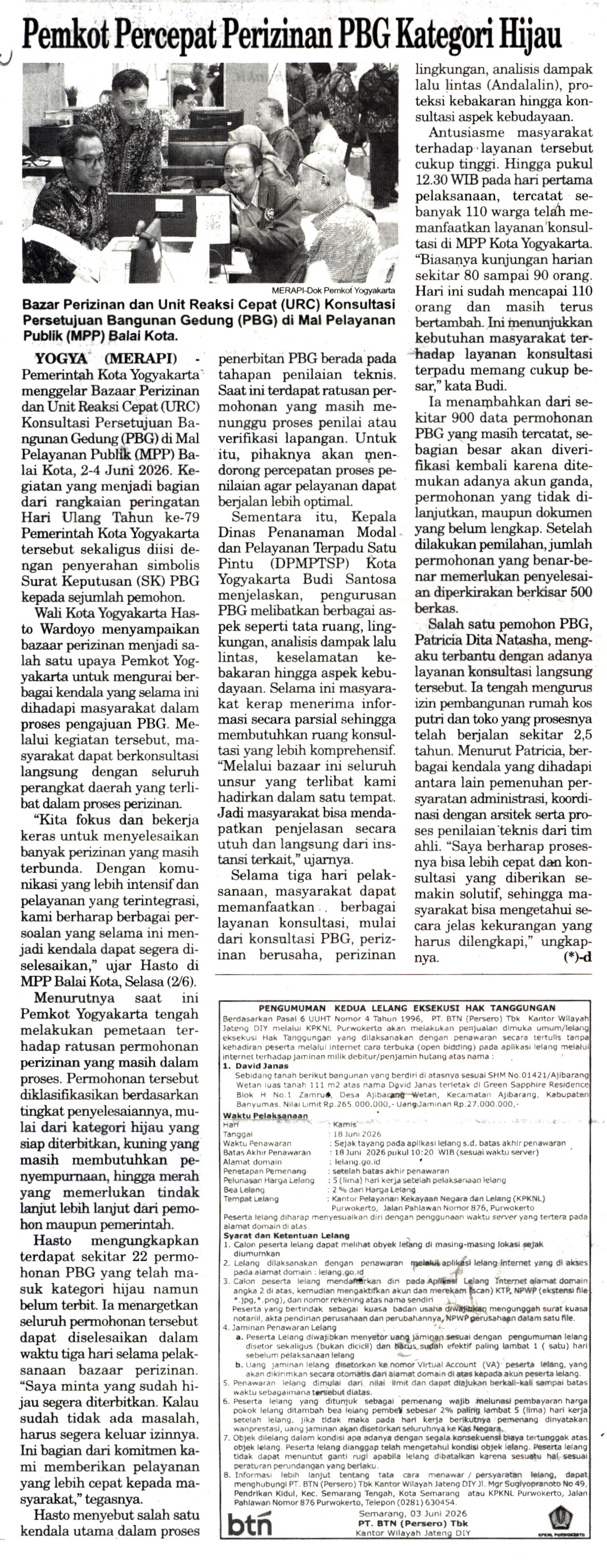 Kliping jogja terbaru