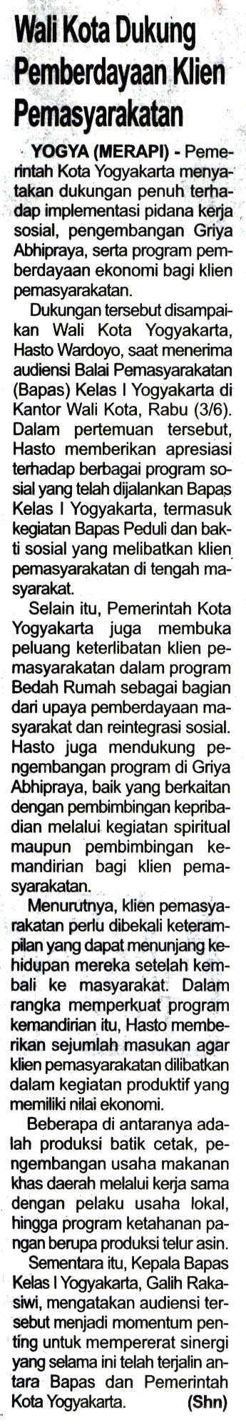 Kliping jogja terbaru
