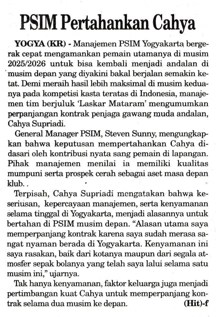 Kliping jogja terbaru
