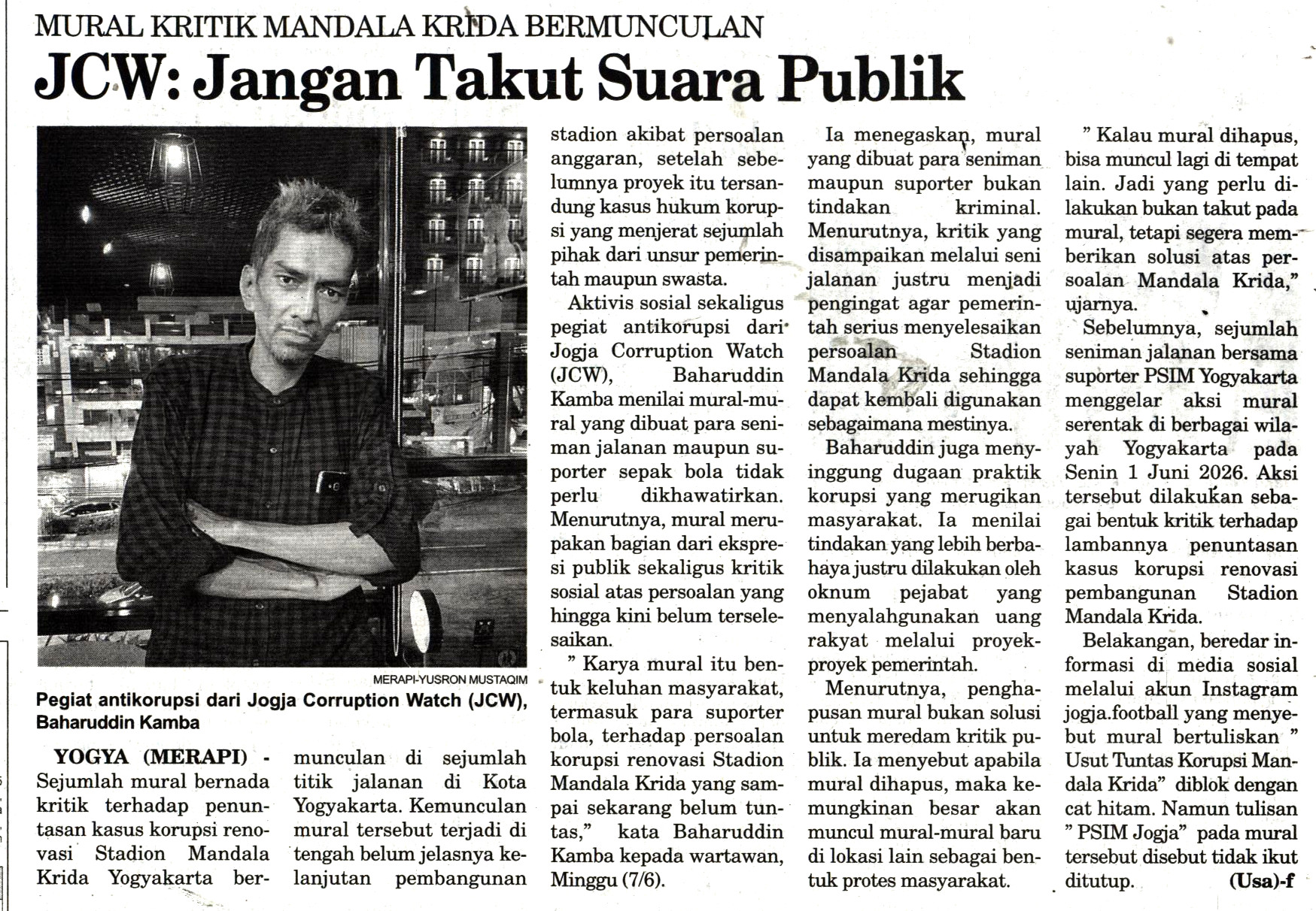 Kliping jogja terbaru