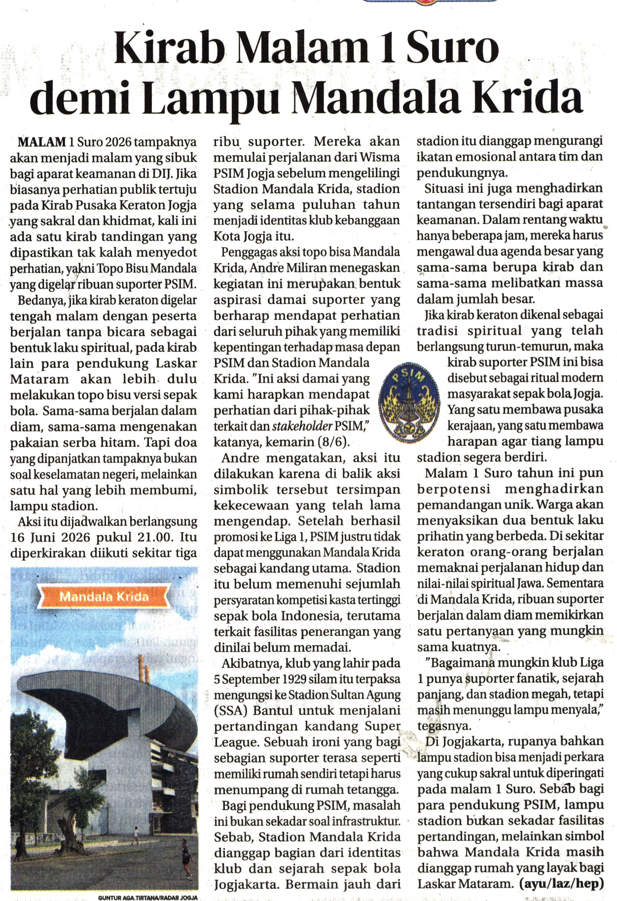 Kliping jogja terbaru