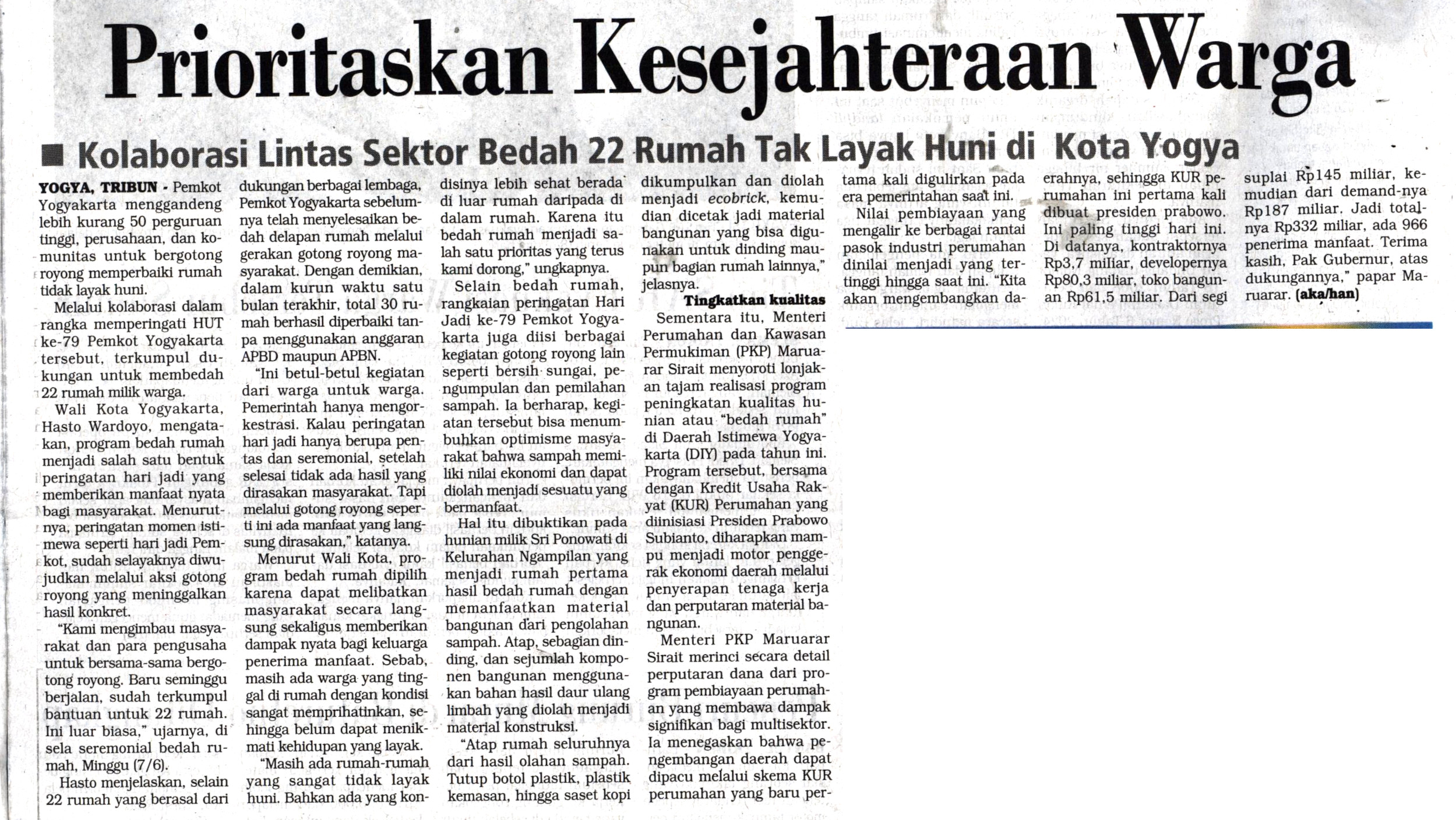 Kliping jogja terbaru