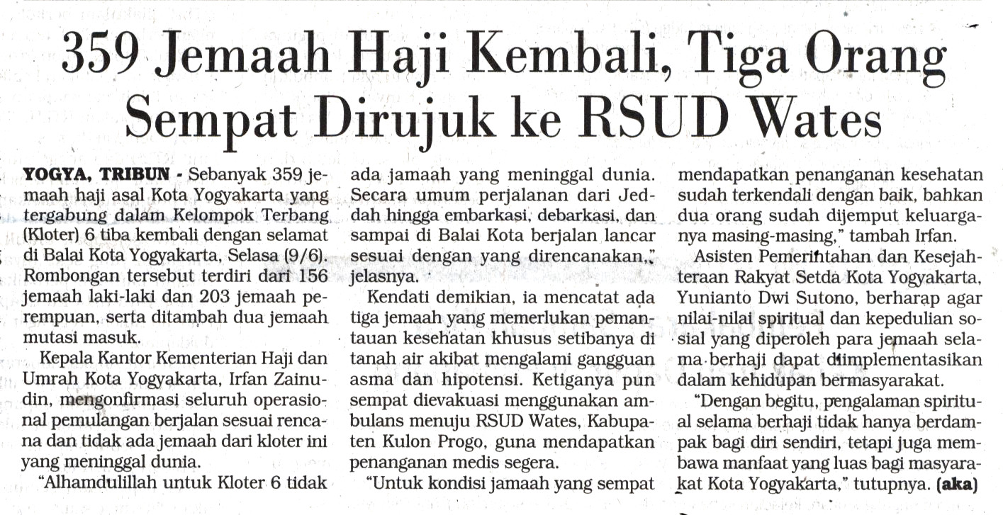 Kliping jogja terbaru
