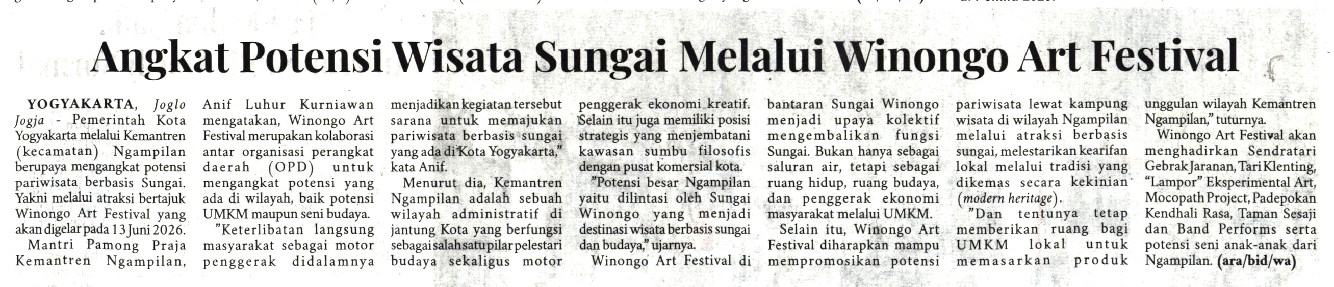Kliping jogja terbaru